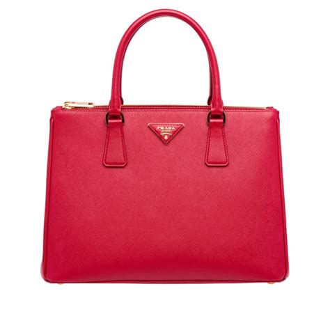 prada double bag fire engine red|saffiano leather double prada.